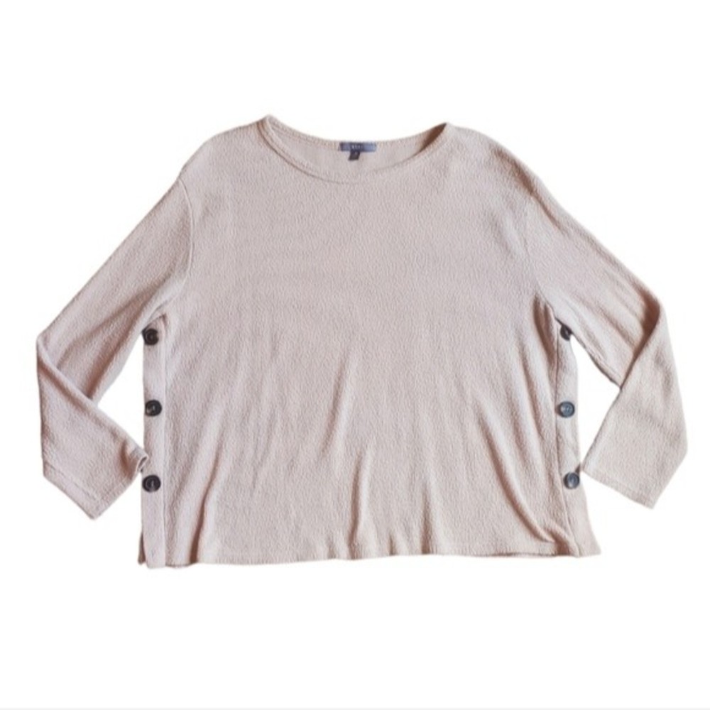 Gyft Tan Button Detailed Sweater